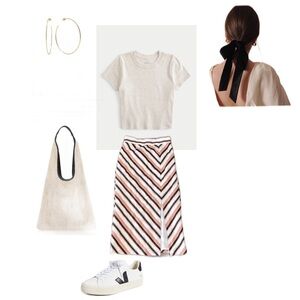 Anthropologie HUTCH  Narelle Textured Midi Pencil Skirt SIZE 4